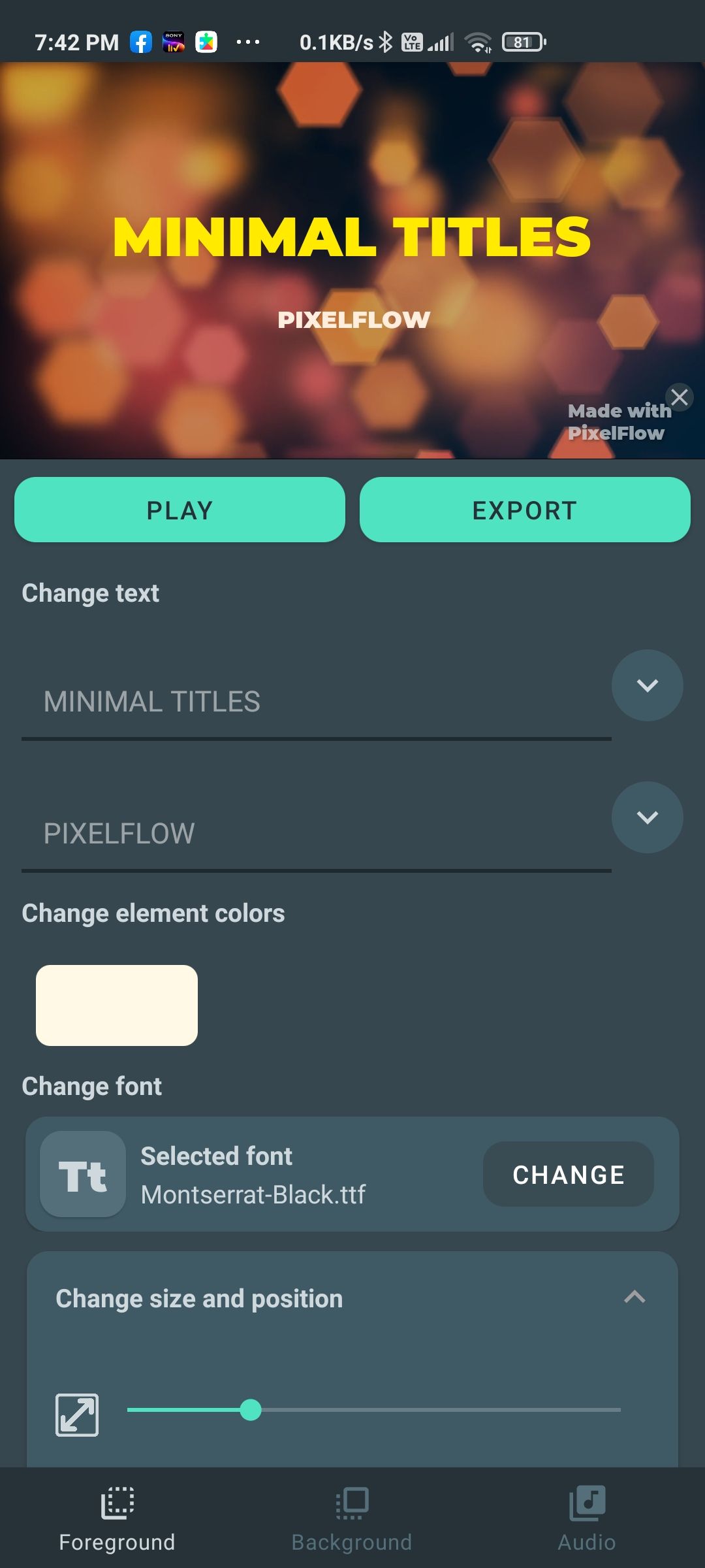 Selecting Templates in PixelFlow ✍️